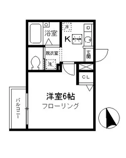 コロネード【2階】の間取り