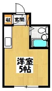 エクセレントアパートメントKNST【2階】の間取り