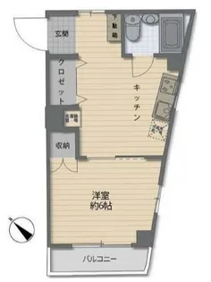 シャンバラ三郷【2階】の間取り