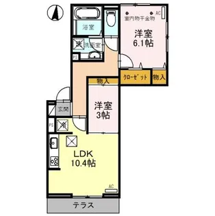 Premier【1階】の間取り