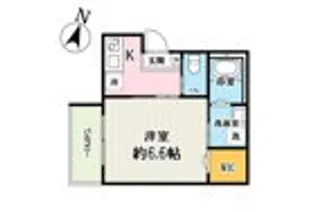 キャメル北越谷6【3階】の間取り