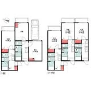 ラウレア北越谷【3階】の間取り