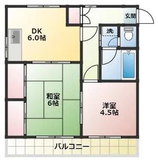 ハイツアルファ【1階】の間取り