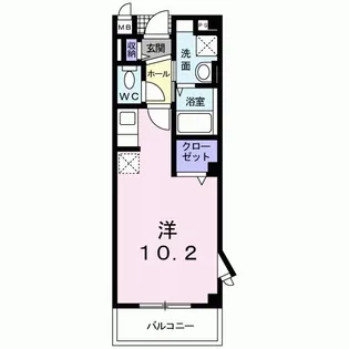 プリムローズ Ⅱ【1階】の間取り