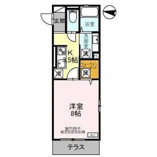 リバーパーク越ケ谷【1階】の間取り