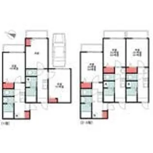 ラウレア北越谷【1階】の間取り