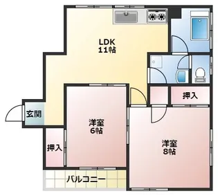栗田ビル【3階】の間取り