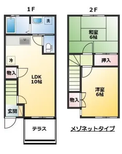 アメニティープラザ弐番館【1階】の間取り