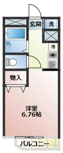 メグミマンションII【2階】の間取り