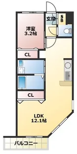 Reserve H&M Residence【1階】の間取り