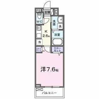 ラ・リノI【2階】の間取り