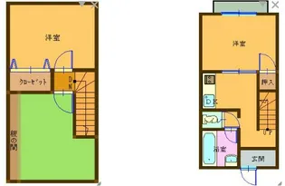 戸田ハイツ【1階】の間取り