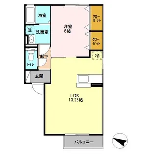ノクターン【2階】の間取り