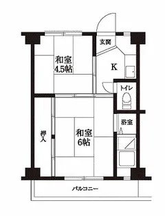サン・コーポラス越谷 4号棟【4階】の間取り