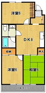 アクロシティー C【2階】の間取り