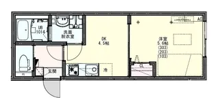 KEIAI RESIDENCE せんげん台II【2階】の間取り