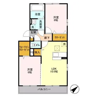 ヒルズガーデン【3階】の間取り