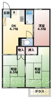 フォーブルヤマザキ【1階】の間取り