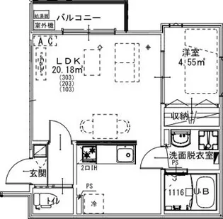 KEIAI RESIDENCE せんげん台III【1階】の間取り