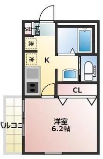 Cassolo北越谷I【3階】の間取り
