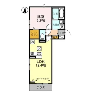 ORSETTO【2階】の間取り