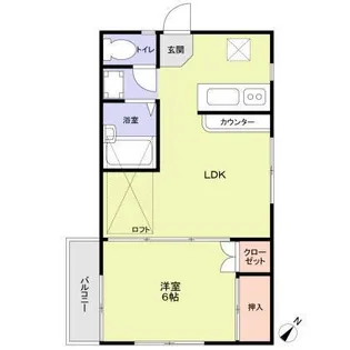 ジュネパレス越谷第43【2階】の間取り