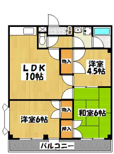 Villa Court(ヴィラコート)【5階】の間取り