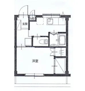 ライフジョイ北越谷2号館【1階】の間取り