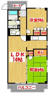 ステーションプラザII【6階】の間取り