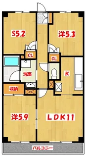 リュウ壱番館【1階】の間取り