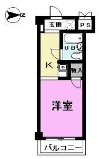 ビューメゾン・フカツ【2階】の間取り