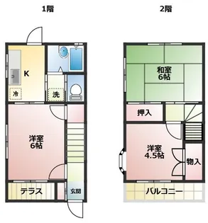 サンハイムI【1階】の間取り