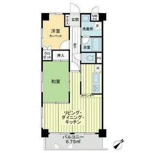 エスバイエルマンション越谷【3階】の間取り