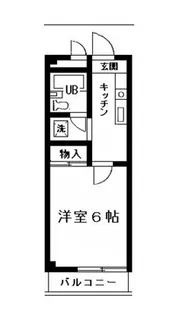 リバーコープ越谷南【2階】の間取り