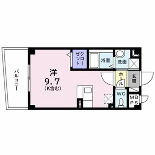 NSエレガンス【3階】の間取り