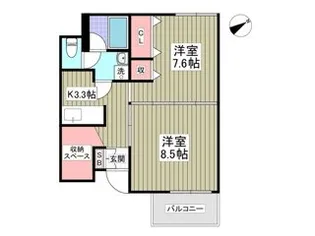 ピッコロ・イソーラ【1階】の間取り