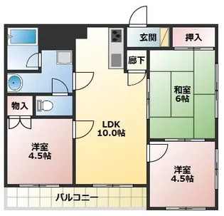 Villa Court(ヴィラコート)【2階】の間取り