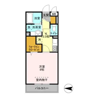 ステラタウン ウエスタンレイクK【3階】の間取り