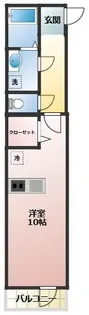グランテラスせんげん台【3階】の間取り