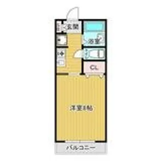 カーサ・フローラル【2階】の間取り