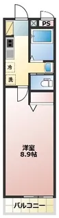 クリスタル草加【2階】の間取り