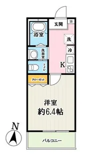 エスポワール・K南越谷【1階】の間取り