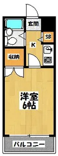 シャルマン蒲生A【2階】の間取り
