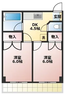 中村マンション【1階】の間取り