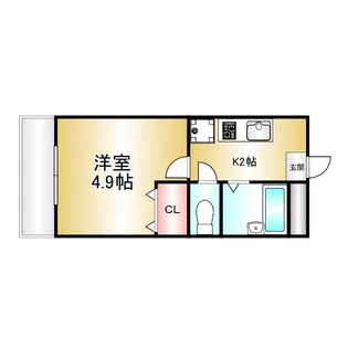 アールズプレイス二日市【5階】の間取り
