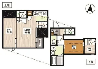 ADC朝倉街道【2階】の間取り