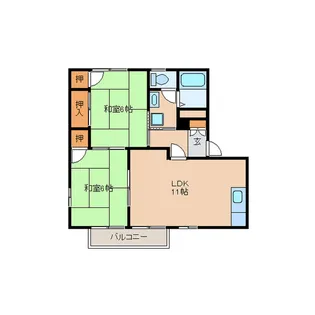シャーメゾン20【2階】の間取り