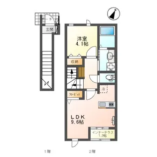コンフォルト・C【2階】の間取り