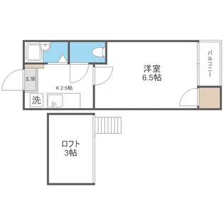 メゾンドロイヤル【2階】の間取り