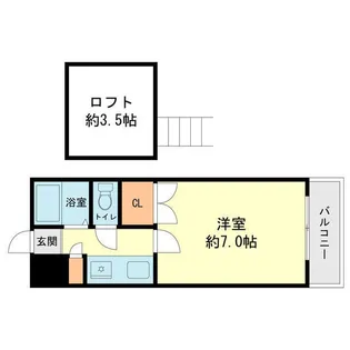 福岡県太宰府市国分3丁目【アパート】の間取り